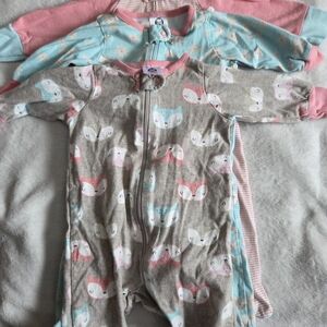 Gerber Baby Onesies in Pink, Blue, and Gray